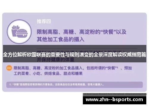 全方位解析欧国联赛的重要性与规则演变的全景深度解读权威指南篇 全方位解析欧国联赛的重要性与规则演变的全景深度解读权威指南篇