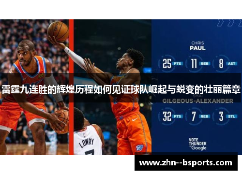 雷霆九连胜的辉煌历程如何见证球队崛起与蜕变的壮丽篇章